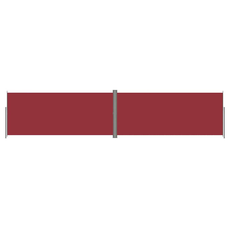 Pare-brise Vidaxl extensible 220x1000 cm rouge