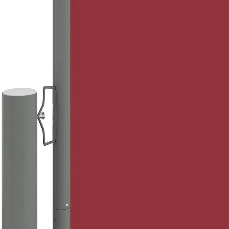 Pare-brise Vidaxl extensible 220x1000 cm rouge