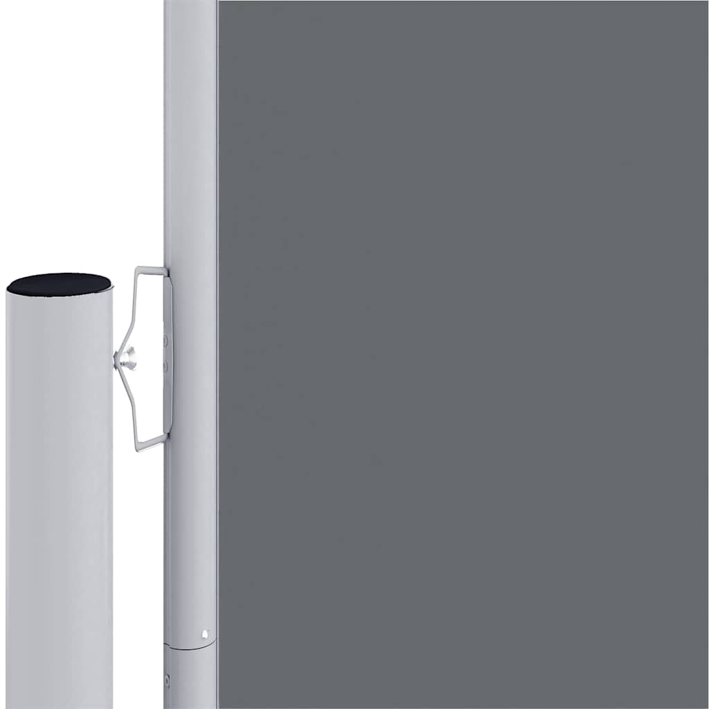 Pare-brise Vidaxl extensible 117x1200 cm anthracite -colored