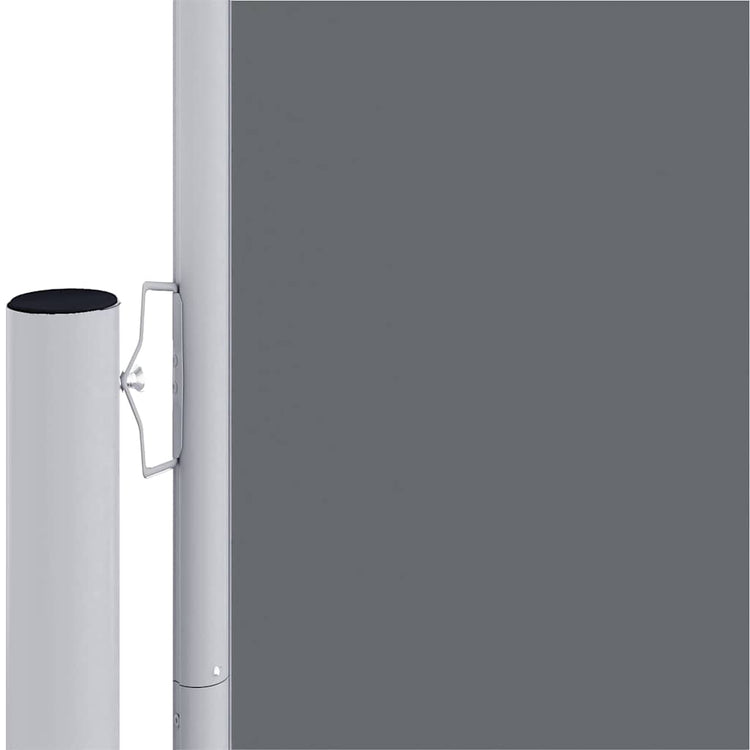Pare-brise Vidaxl extensible 117x1200 cm anthracite -colored