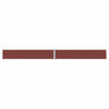 Pare-brise Vidaxl extensible 117x1200 cm brun