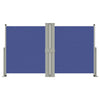 Pare-brise Vidaxl extensible 140x1200 cm bleu