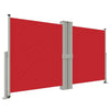 Pare-brise Vidaxl extensible 140x1200 cm rouge