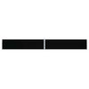Pare-brise Vidaxl extensible 160x1200 cm noir