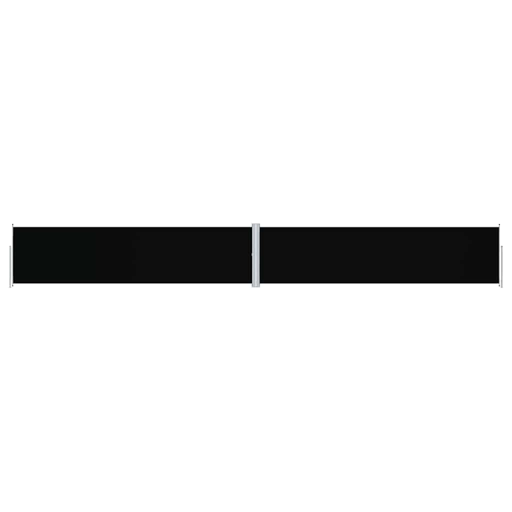 Pare-brise Vidaxl extensible 160x1200 cm noir