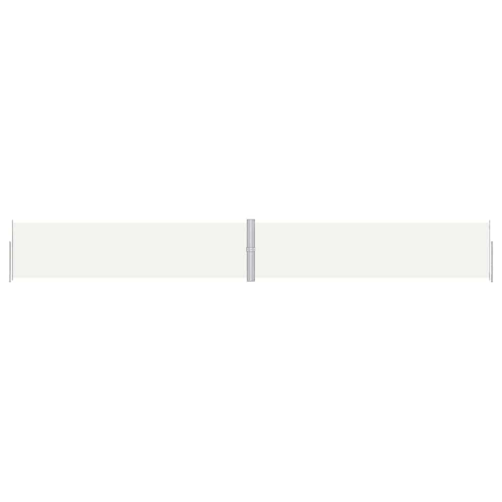 En pare-brise Vidaxl extensible 160x1200 cm Crème -colored