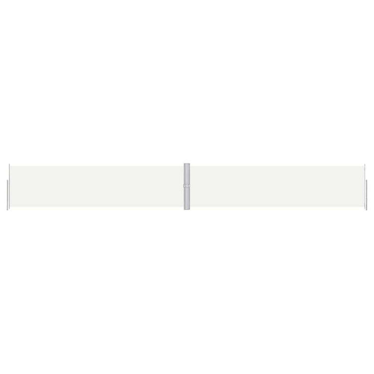 En pare-brise Vidaxl extensible 160x1200 cm Crème -colored