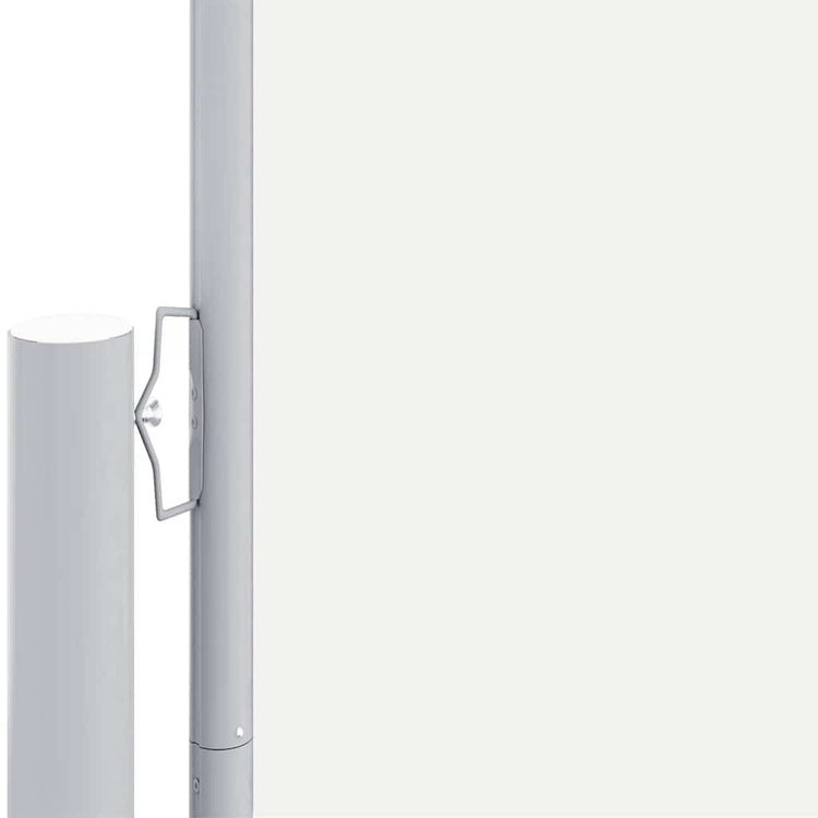 En pare-brise Vidaxl extensible 160x1200 cm Crème -colored