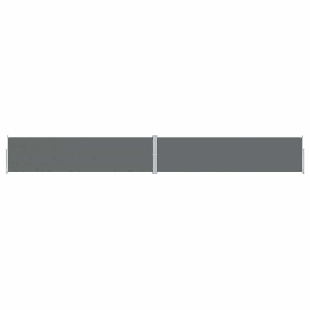 Pare-brise Vidaxl extensible 160x1200 cm anthracite -colored