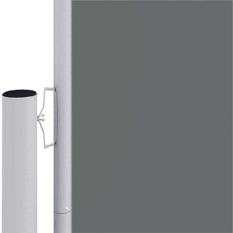 Pare-brise Vidaxl extensible 160x1200 cm anthracite -colored