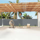 Pare-brise Vidaxl extensible 160x1200 cm anthracite -colored