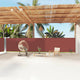 Pare-brise Vidaxl extensible 160x1200 cm brun