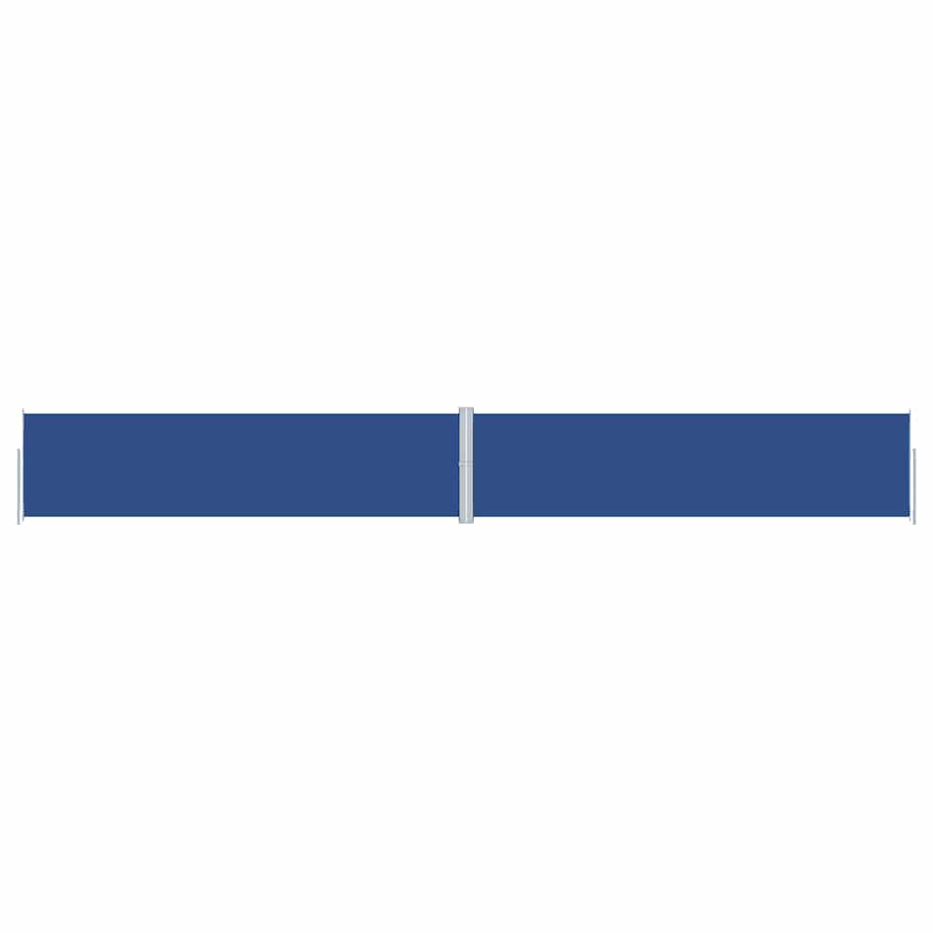 Pare-brise Vidaxl extensible 160x1200 cm bleu