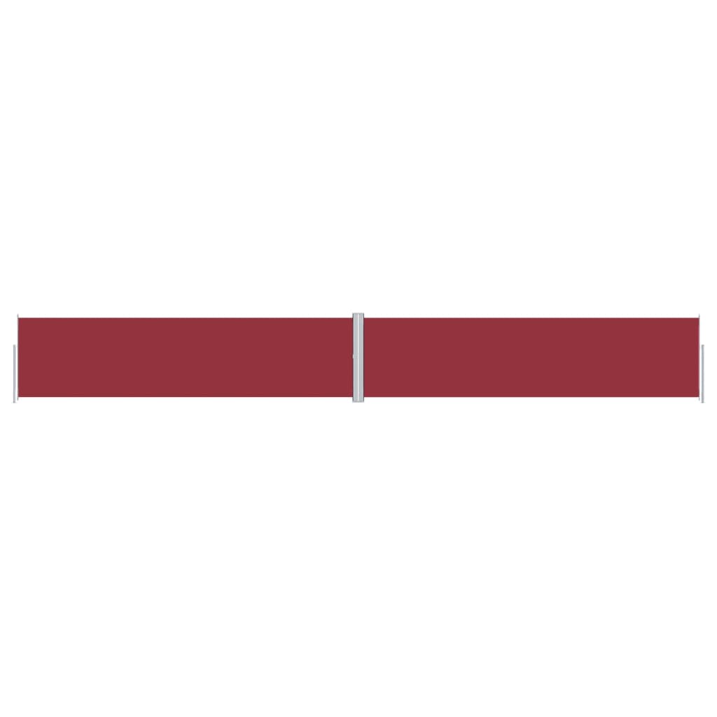 Pare-brise Vidaxl extensible 160x1200 cm rouge