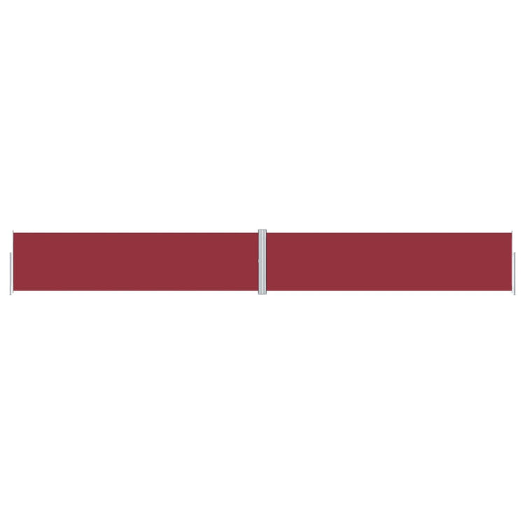 Pare-brise Vidaxl extensible 160x1200 cm rouge