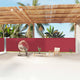 Pare-brise Vidaxl extensible 160x1200 cm rouge