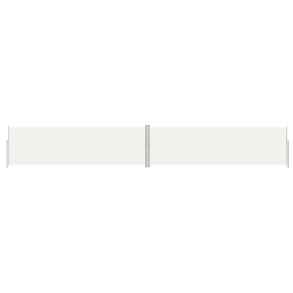 En pare-brise Vidaxl extensible 180x1200 cm Crème -colored