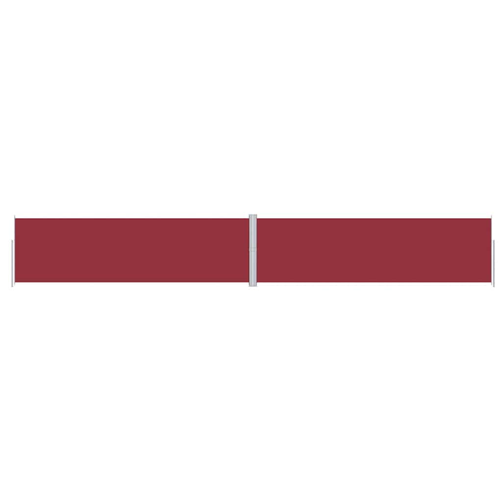 Pare-brise Vidaxl extensible 180x1200 cm rouge