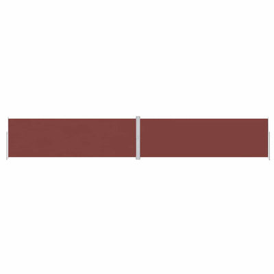Pare-brise Vidaxl extensible 200x1200 cm brun