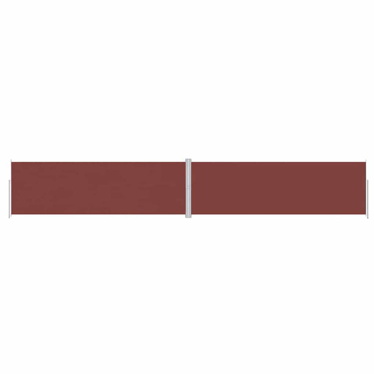 Pare-brise Vidaxl extensible 200x1200 cm brun
