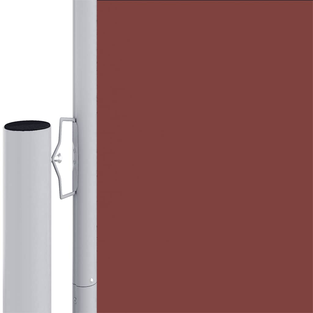 Pare-brise Vidaxl extensible 200x1200 cm brun