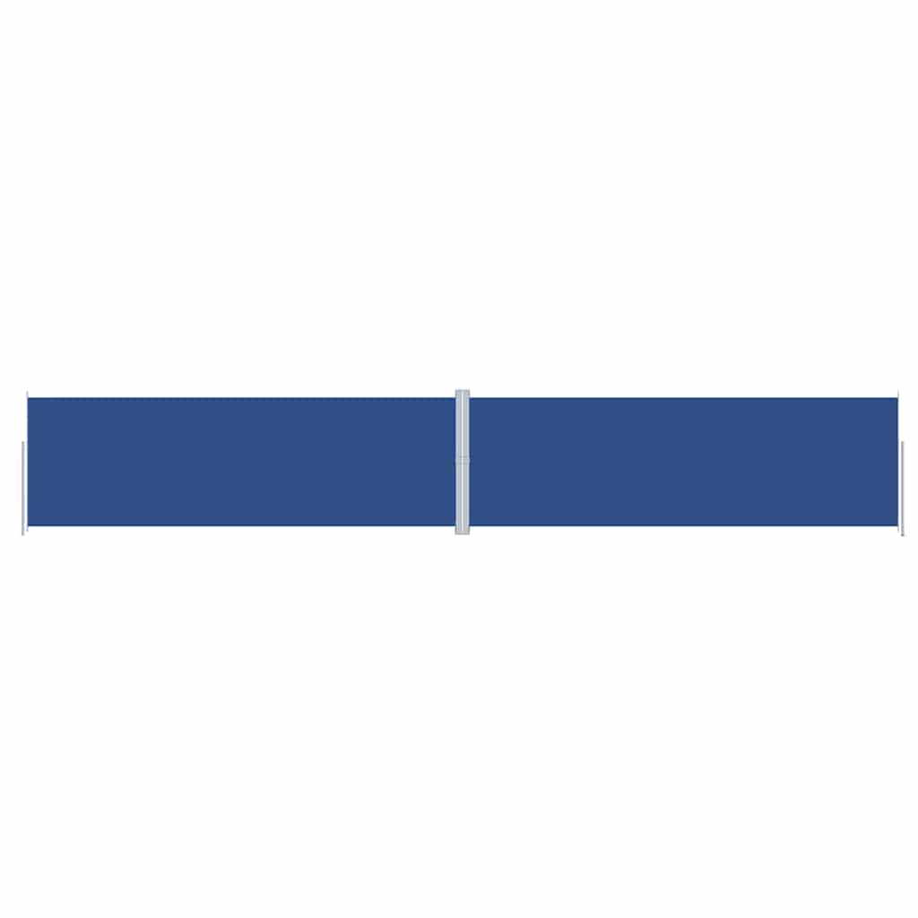 Pare-brise Vidaxl extensible 200x1200 cm bleu
