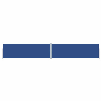 Pare-brise Vidaxl extensible 200x1200 cm bleu
