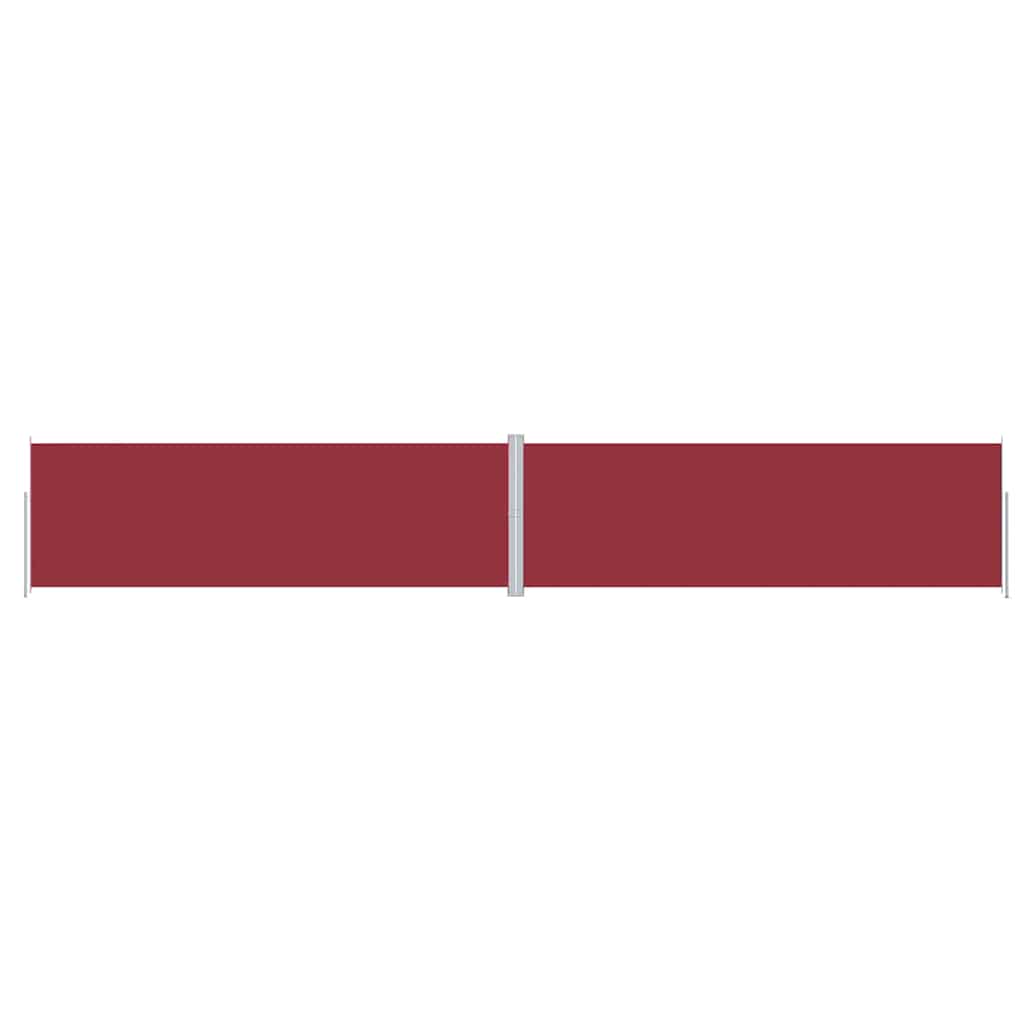 Pare-brise vidaxl extensible 200x1200 cm rouge