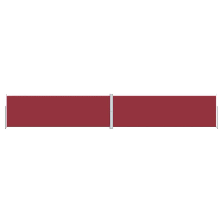 Pare-brise vidaxl extensible 200x1200 cm rouge