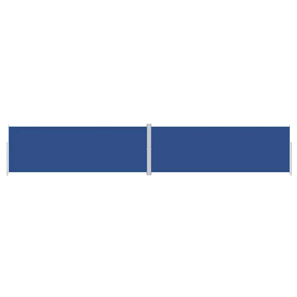 Pare-brise Vidaxl extensible 220x1200 cm bleu