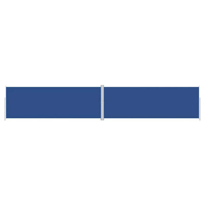 Pare-brise Vidaxl extensible 220x1200 cm bleu