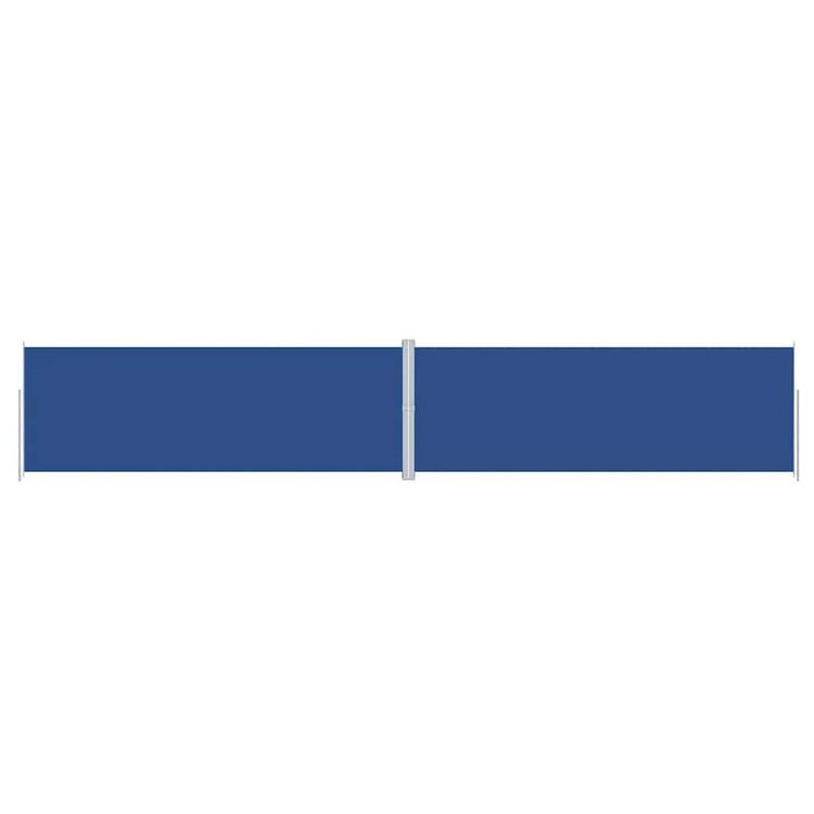 Pare-brise Vidaxl extensible 220x1200 cm bleu