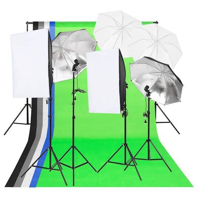 Ensemble d'éclairage Vidaxl Fotostudio
