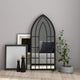 Miroir vidaxl 100x45 cm de fer noir