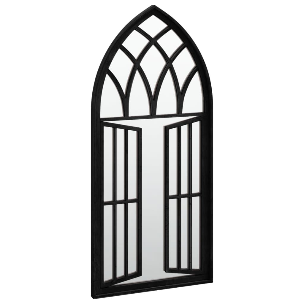 Miroir vidaxl 100x45 cm de fer noir