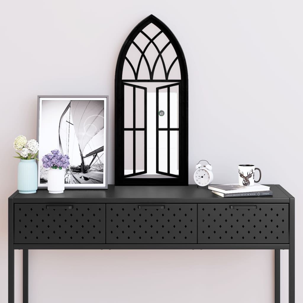 Miroir Vidaxl 70x30 cm Black