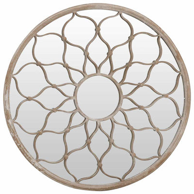 Miroir vidaxl autour de 40x3 cm de sable de fer -colore