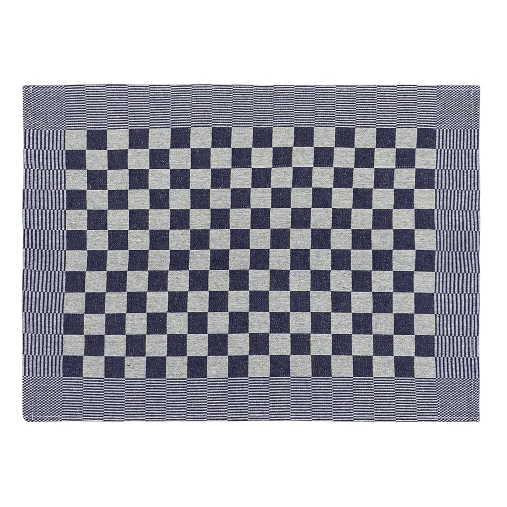 Vidaxl Cuisine Cloths 10 ST 50x70 cm Coton bleu et blanc