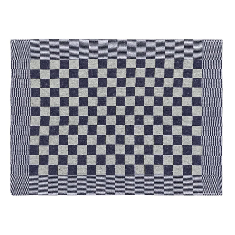 Vidaxl Cuisine Cloths 10 ST 50x70 cm Coton bleu et blanc