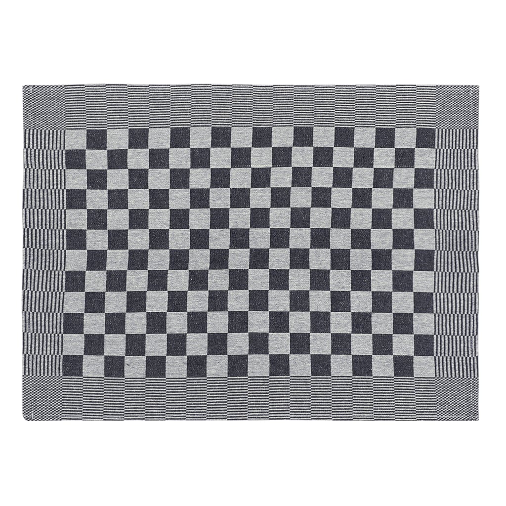 Vidaxl Cuisine Cloths 20 ST 50x70 cm Coton noir et blanc