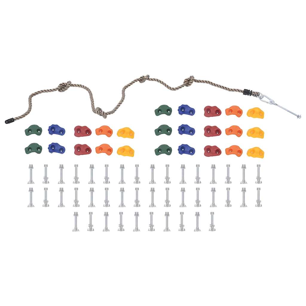 Vidaxl Gesting Stones 50 Sts avec corde Multi-Colored