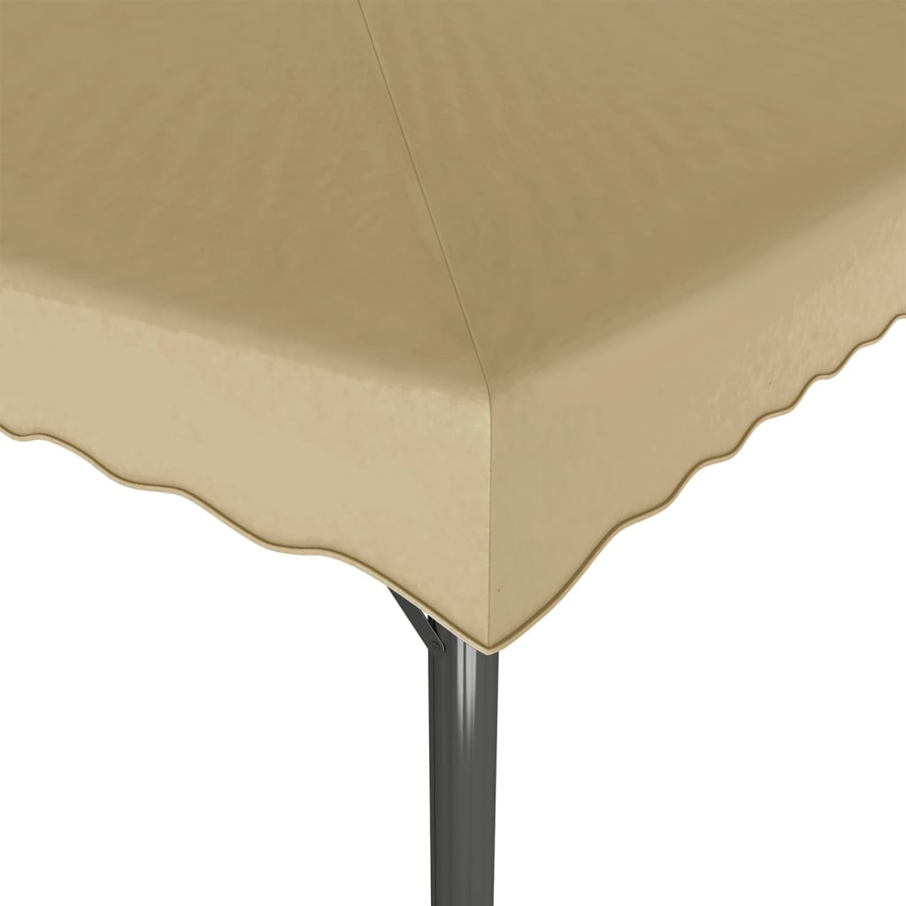 Vidaxl Arbor 3x3 m en aluminium et taupe en acier