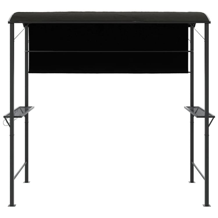 Arbor Vidaxl avec toit 220x110x200 cm anthracite -colored