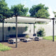 Vidaxl Garden Pracor avec toit extensible 4x3 m crème colorée