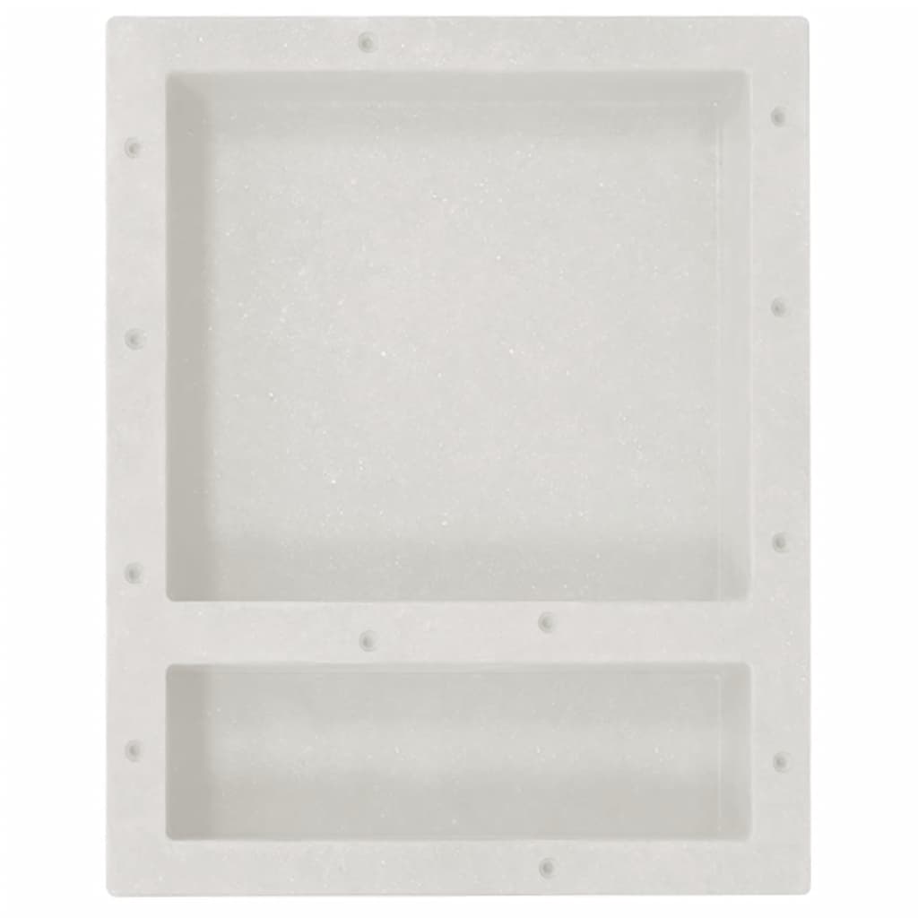 Douche vidaxl avec 2 compartiments 41x51x10 cm