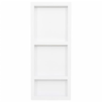 Douche Vidaxl avec 3 compartiments 41x99x9 cm de haut blanc