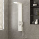 Système de panneaux de douche vidaxl aluminium blanc