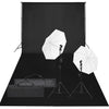 Ensemble de studio photo vidaxl avec ensemble d'éclairage et arrière-plan