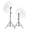 Ensemble de studio photo Vidaxl avec ensemble d'éclairage, arrière-plan et réflecteur