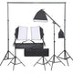 Ensemble de studio photo vidaxl avec ensemble d'éclairage